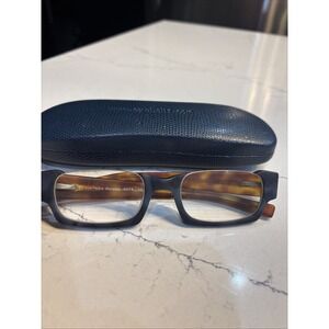 Eyebobs Snippy -2.50 Brown Black Handmade With Case